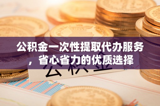 修文公积金一次性提取代办服务，省心省力的优质选择