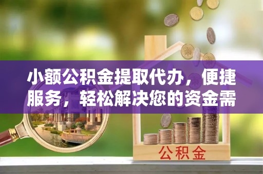 修文小额公积金提取代办，便捷服务，轻松解决您的资金需求