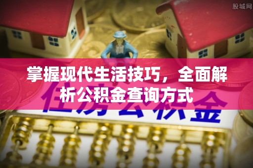 修文掌握现代生活技巧，全面解析公积金查询方式