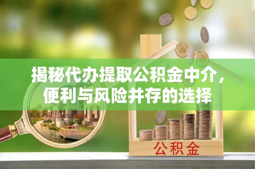 修文揭秘代办提取公积金中介，便利与风险并存的选择