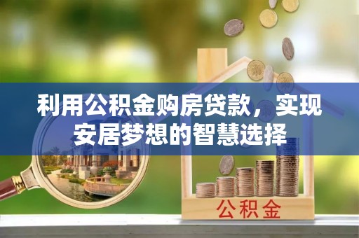 修文利用公积金购房贷款，实现安居梦想的智慧选择