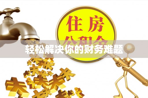 修文轻松解决你的财务难题