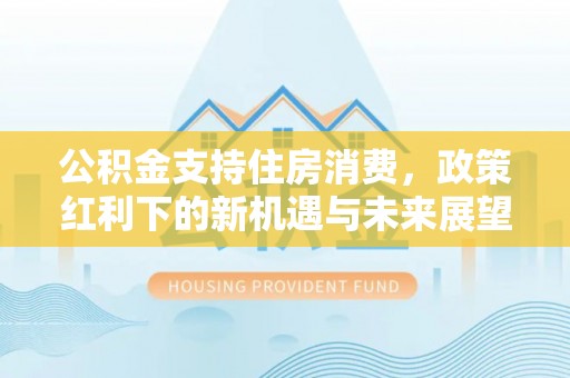 修文公积金支持住房消费，政策红利下的新机遇与未来展望
