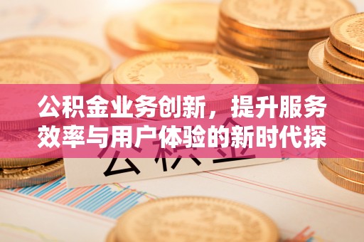 修文公积金业务创新，提升服务效率与用户体验的新时代探索