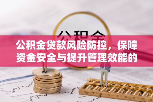 修文公积金贷款风险防控，保障资金安全与提升管理效能的多维度探索