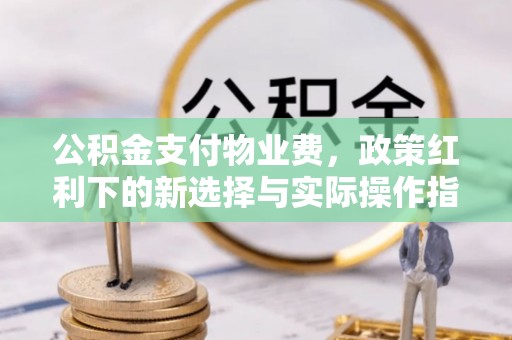 修文公积金支付物业费，政策红利下的新选择与实际操作指南