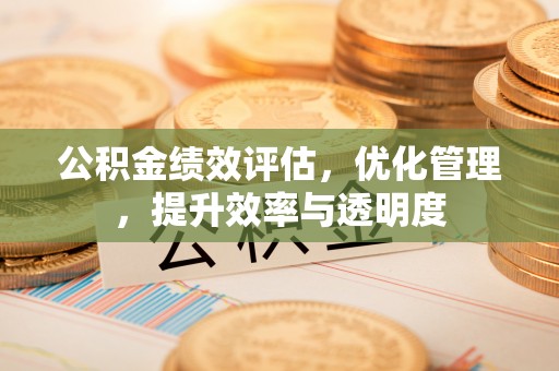 修文公积金绩效评估，优化管理，提升效率与透明度