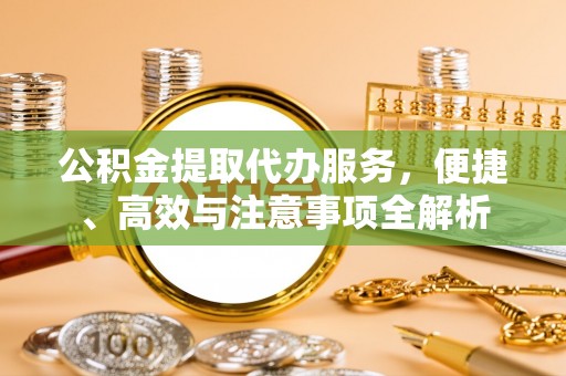 修文公积金提取代办服务，便捷、高效与注意事项全解析