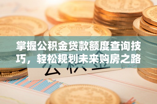 修文掌握公积金贷款额度查询技巧，轻松规划未来购房之路