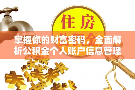 修文掌握你的财富密码，全面解析公积金个人账户信息管理