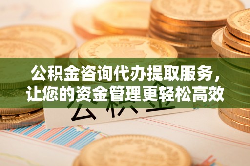 修文公积金咨询代办提取服务，让您的资金管理更轻松高效