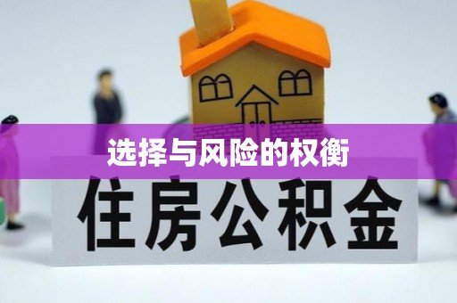 修文选择与风险的权衡