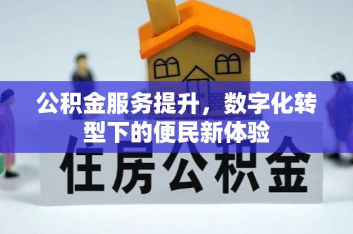 修文公积金服务提升，数字化转型下的便民新体验