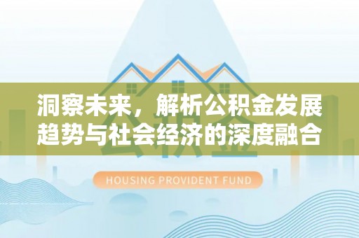 修文洞察未来，解析公积金发展趋势与社会经济的深度融合