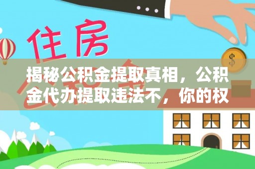 修文揭秘公积金提取真相，公积金代办提取违法不，你的权益如何保障？
