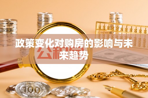 修文政策变化对购房的影响与未来趋势