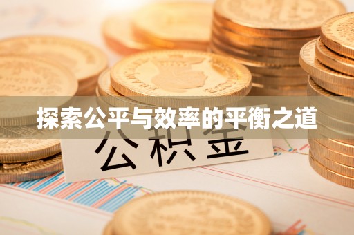 修文探索公平与效率的平衡之道