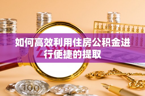 修文如何高效利用住房公积金进行便捷的提取