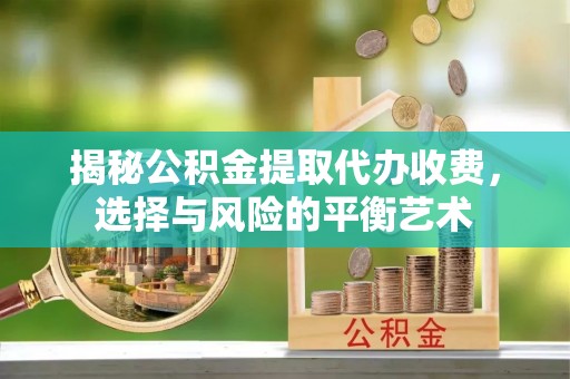 修文揭秘公积金提取代办收费，选择与风险的平衡艺术