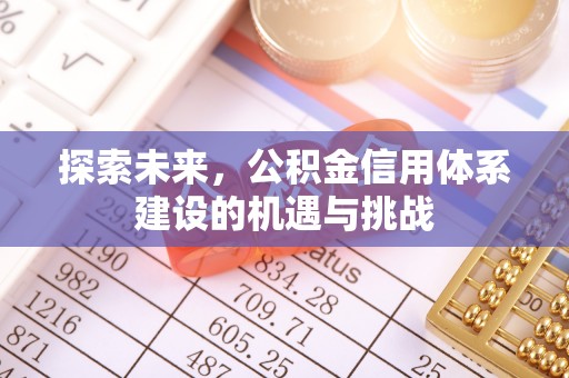 修文探索未来，公积金信用体系建设的机遇与挑战