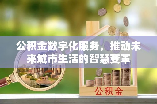 修文公积金数字化服务，推动未来城市生活的智慧变革