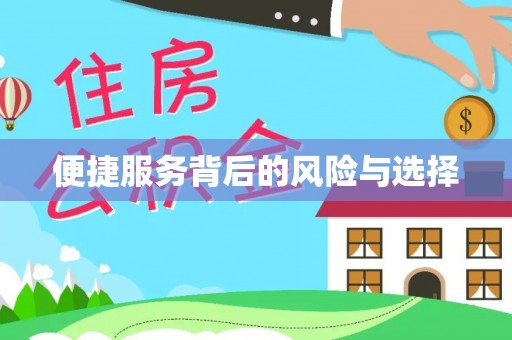 修文便捷服务背后的风险与选择